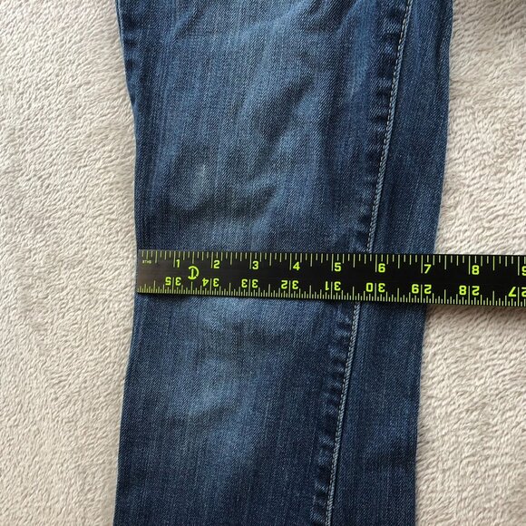 Aeropostale Womens Hailey Flare Jeans Size 5/6 Short Blue Denim Casual Classic - Picture 10 of 16